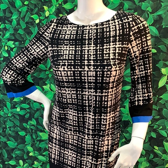 Eliza J elegant classy shift dress NWT m BORDERS 8 - Picture 2 of 11